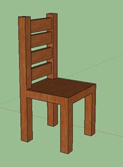 chaise google sketchup