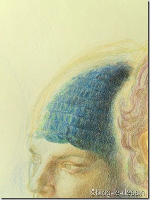 portrait au crayons de couleur 2