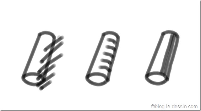 différentes lignes pour remplir un dessin