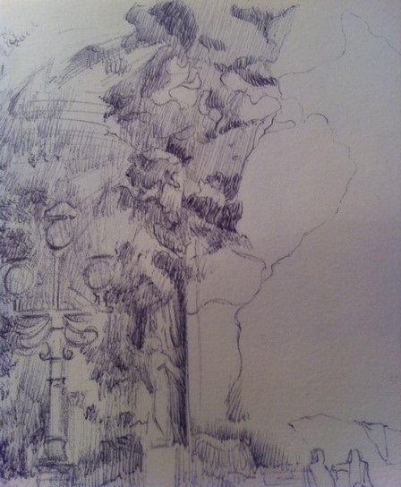 dessiner un paysage