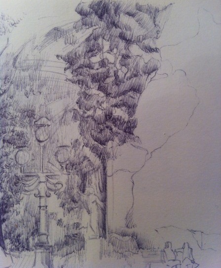 dessiner un paysage