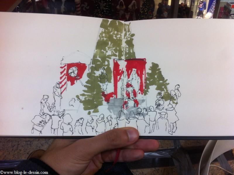 Patiemment vous allez arriver à donner vie à la foule dans votre dessin