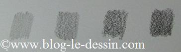 Voici les gris avant que je ne frotte avec le pinceau.