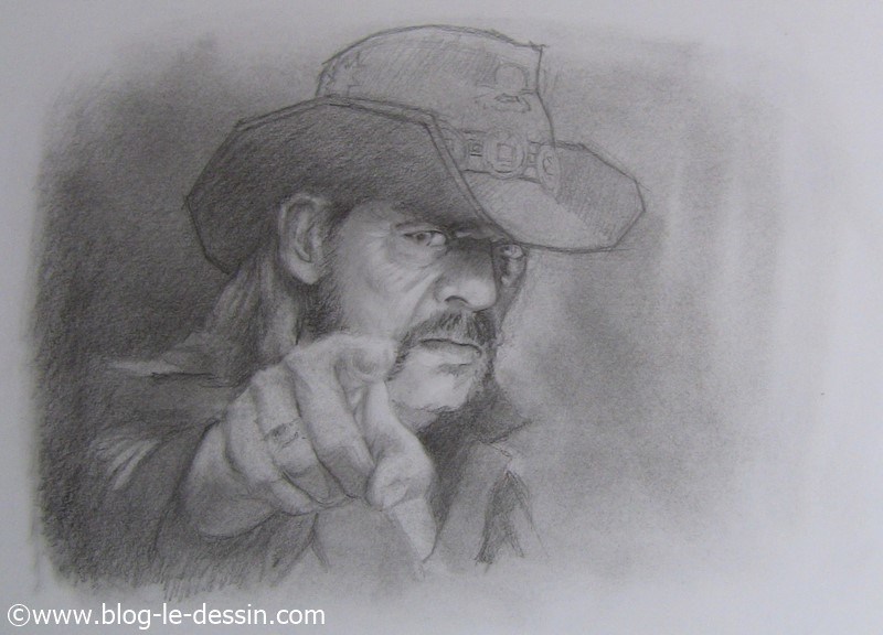 Un portrait hommage au chanteur de motorhead