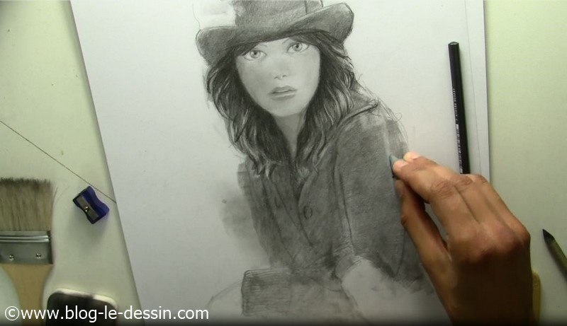 tutoriel dessiner visage fille manche lumiere