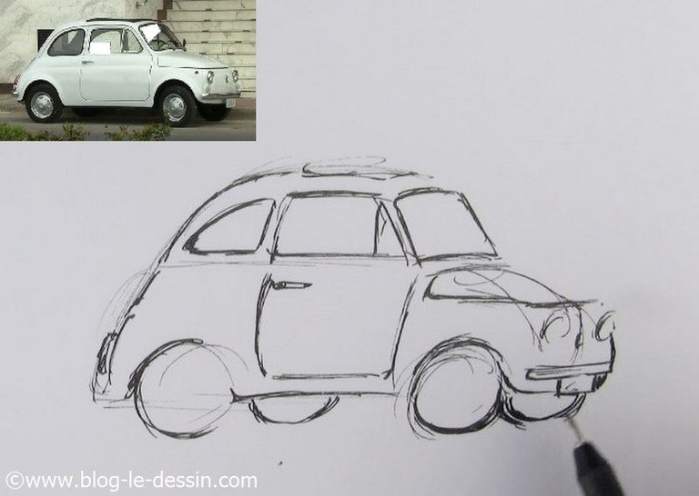 Dessin De Voiture Facile De Profil Dessiner une voiture, la méthode facile