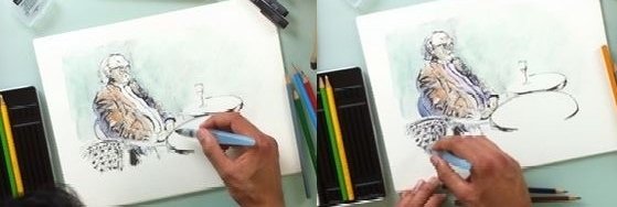 etapes dessin aquarelle facile 4