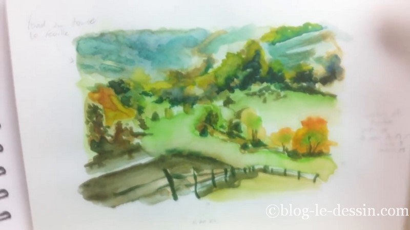 débuter l'aquarelle